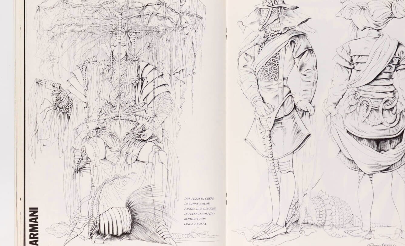ANTONIO LOPEZ 48 illustration pages FENDI Ferre VANITY FASHION magazine # 0 1981