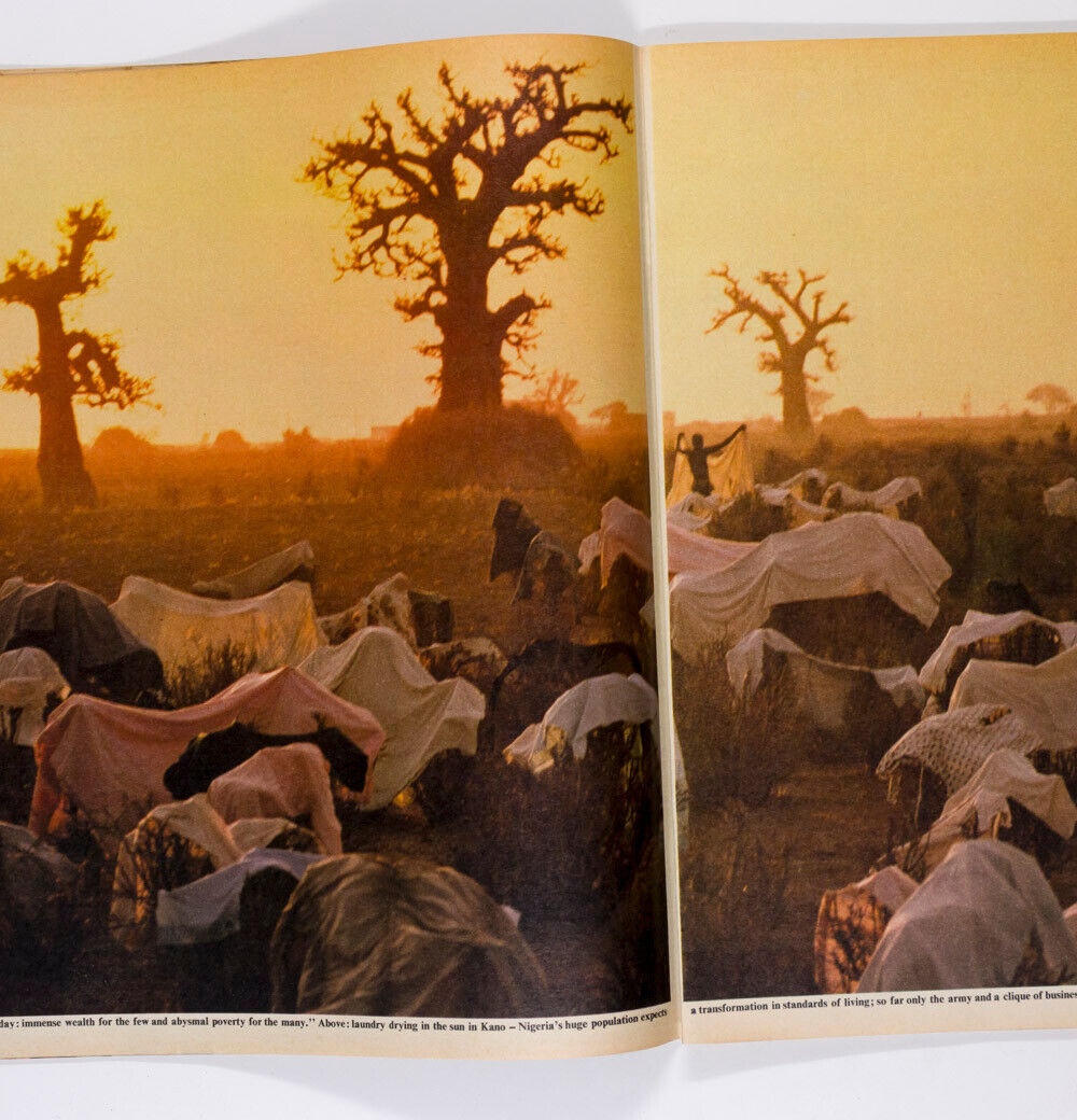 Bruno Barbey NIGERIA Guinness ad SYLVIA KRISTEL Eva Sereny SUNDAY TIMES MAGAZINE