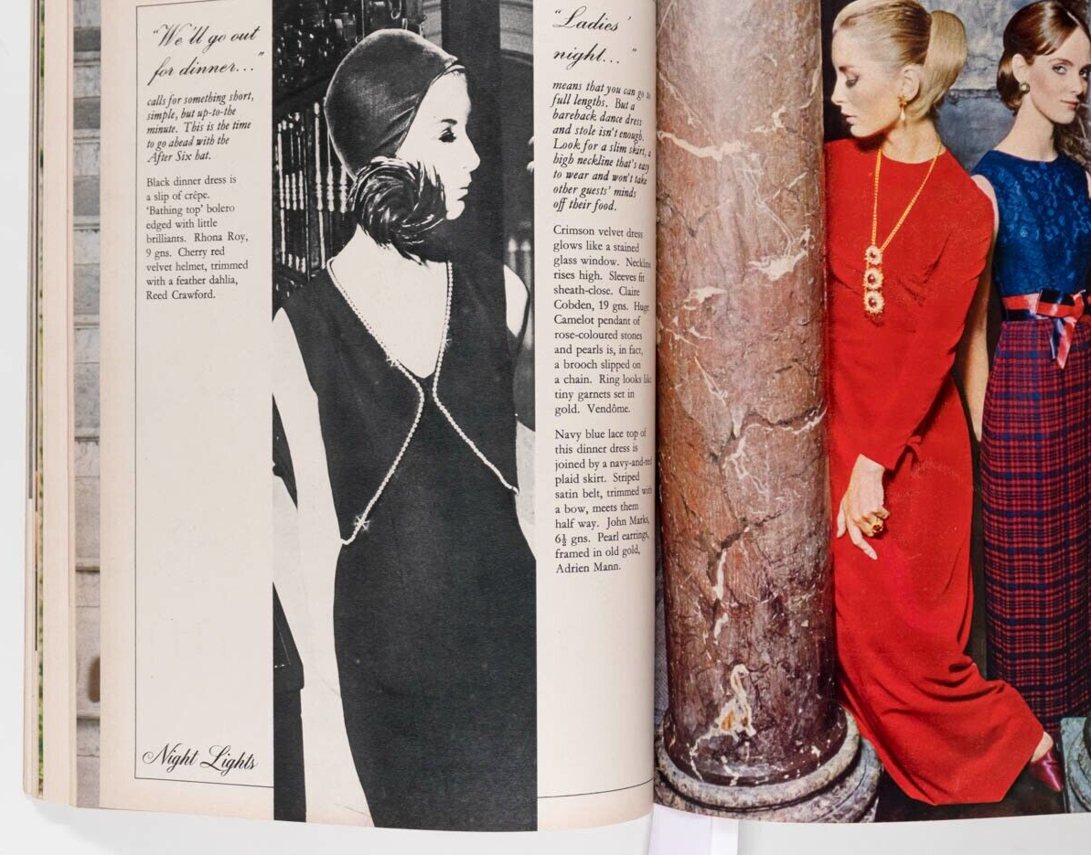 PATTIE BOYD Tania Mallett JILL KENNINGTON Grace Coddington FLAIR magazine 60s UK