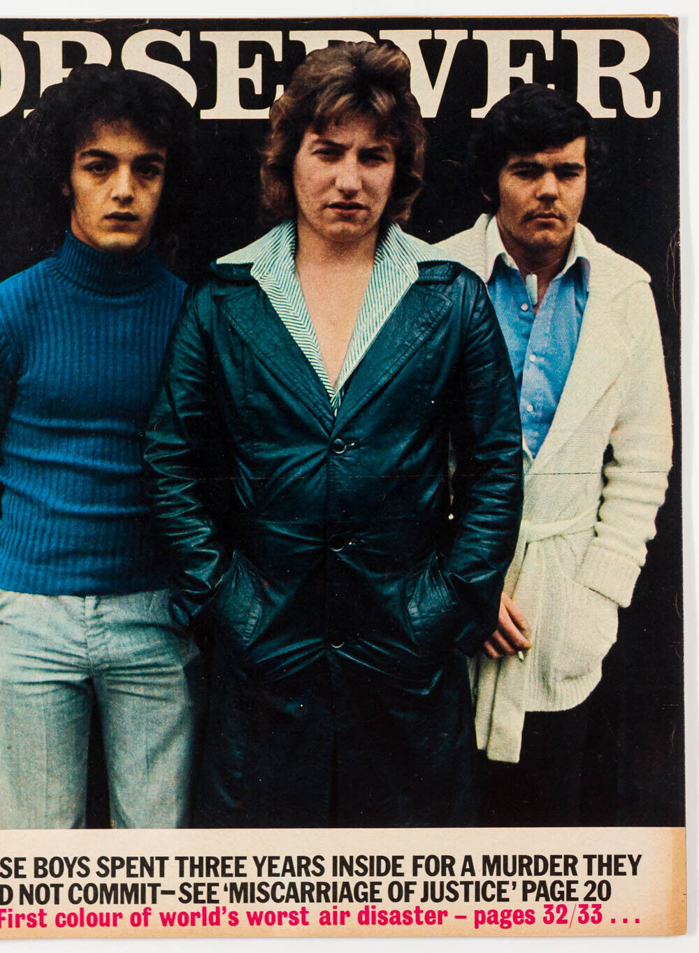 Colin Lattimore PACE Ronnie Leighton MICHELLE CONFAIT Murder ~ Observer magazine