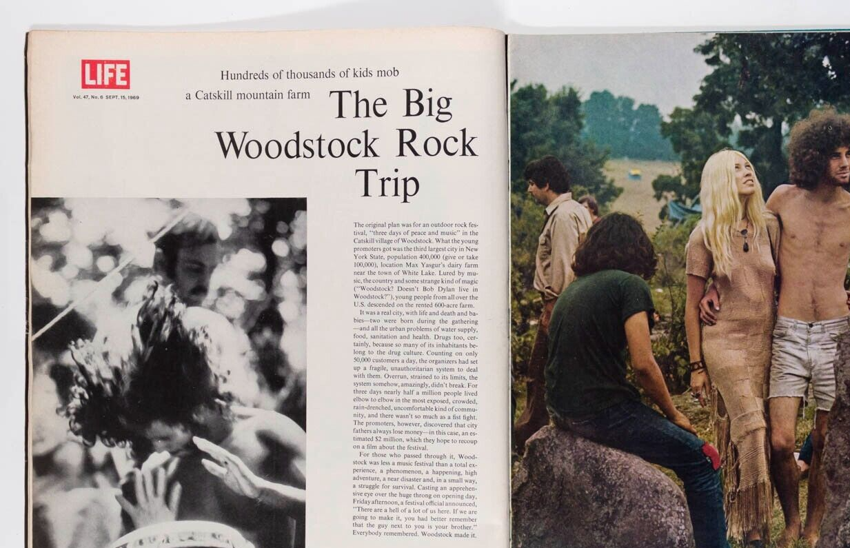 Woodstock HIPPIE Communes SHARON TATE Roman Polanski CAROLINE COON Life magazine