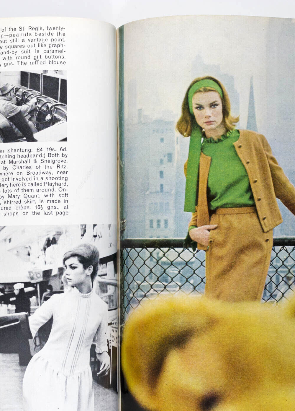 Jean Shrimpton & David Bailey in NYC WE'LL TAKE MANHATTAN Len Deighton VOGUE vtg