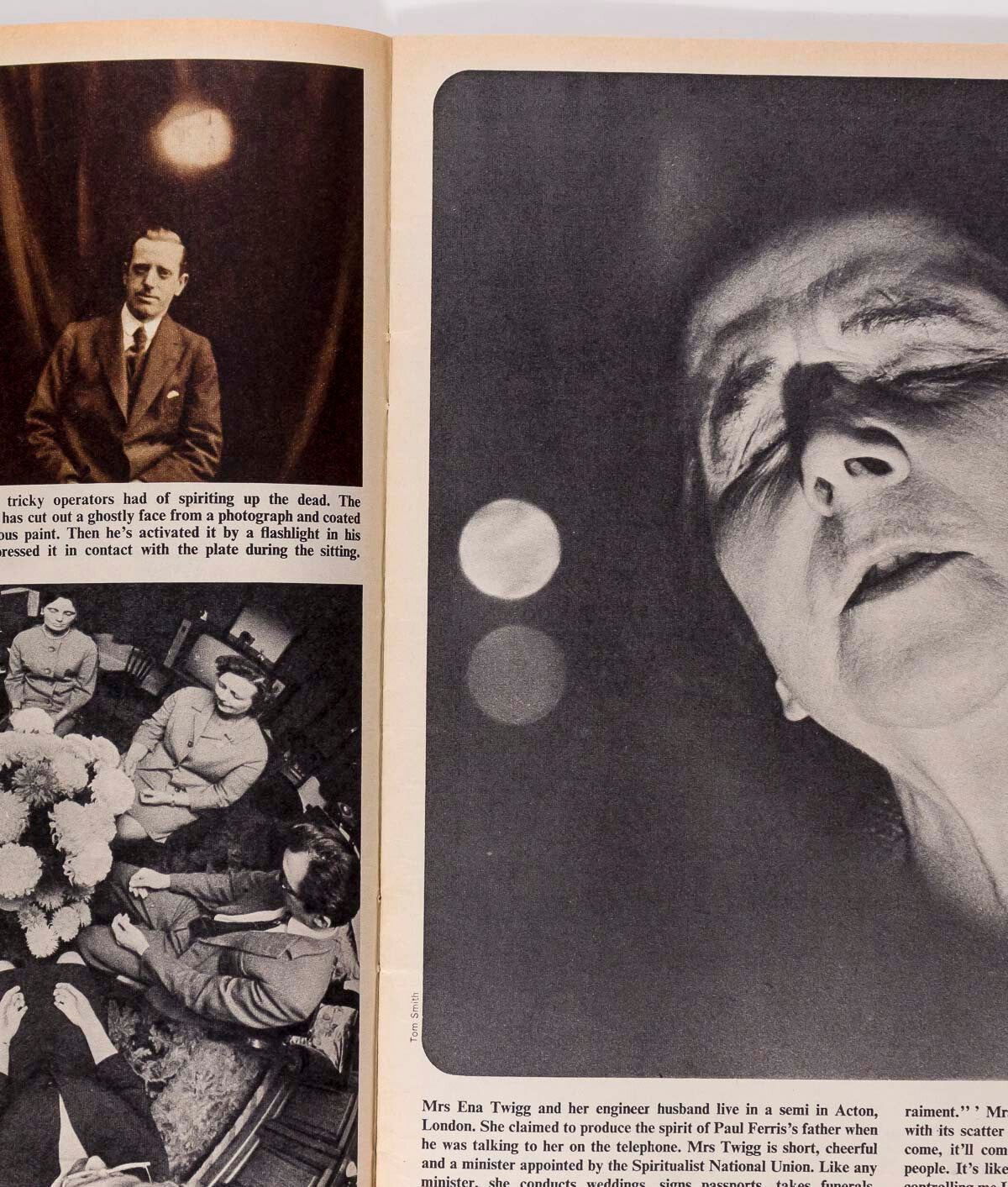 SPIRITUALISTS Ghost VERUSCHKA Observer magazine October 1967 Svetlana Alliluyeva