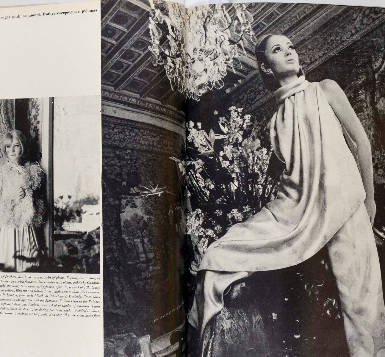 Ascher NORMAN PARKINSON Jean Shrimpton VOGUE 1965 1 March COLLECTIONS Courreges