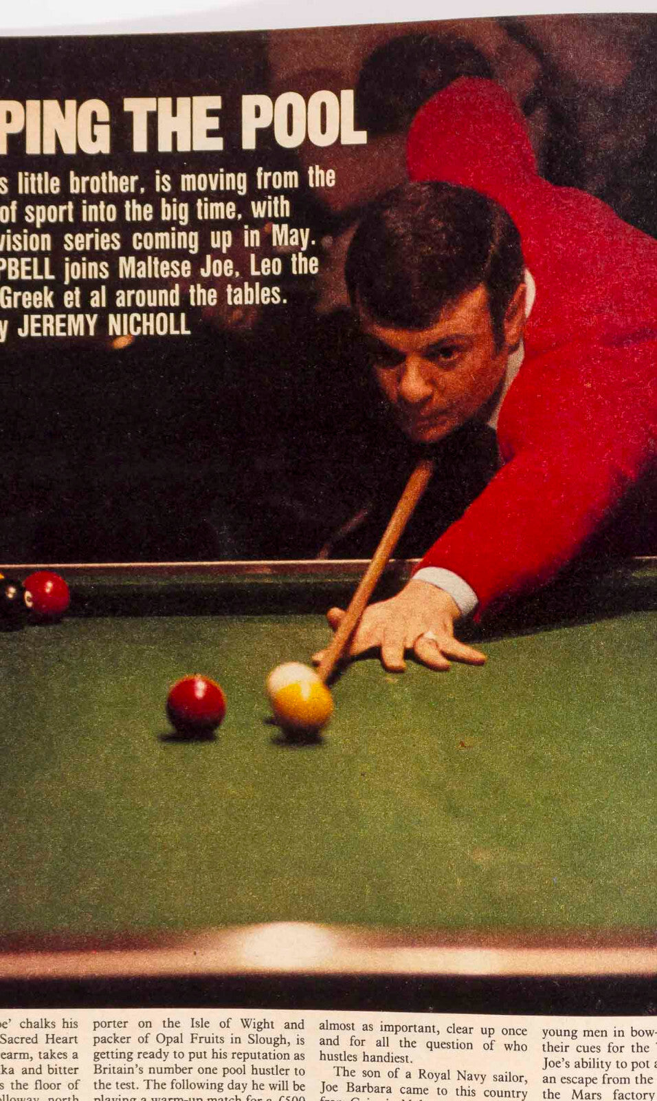 Pool DAVID FROST Napalm Girl VIETNAM Ken Morgans TIMOTHY WEST Observer magazine