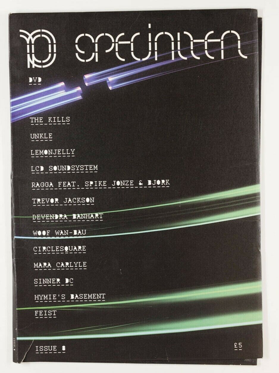 JAMIE HEWLETT Bjork UNKLE Spike Jonze LCD SOUNDSYTEM Specialten magazine 8 + DVD