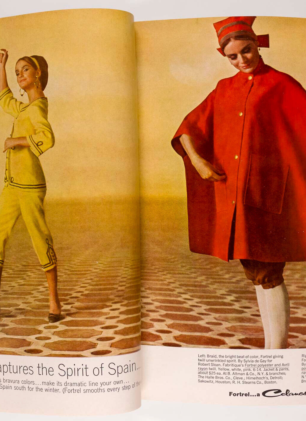 Brigitte Bauer JEAN SHRIMPTON Penn VOGUE January 1965 Pucci NORMAN PARKINSON vtg