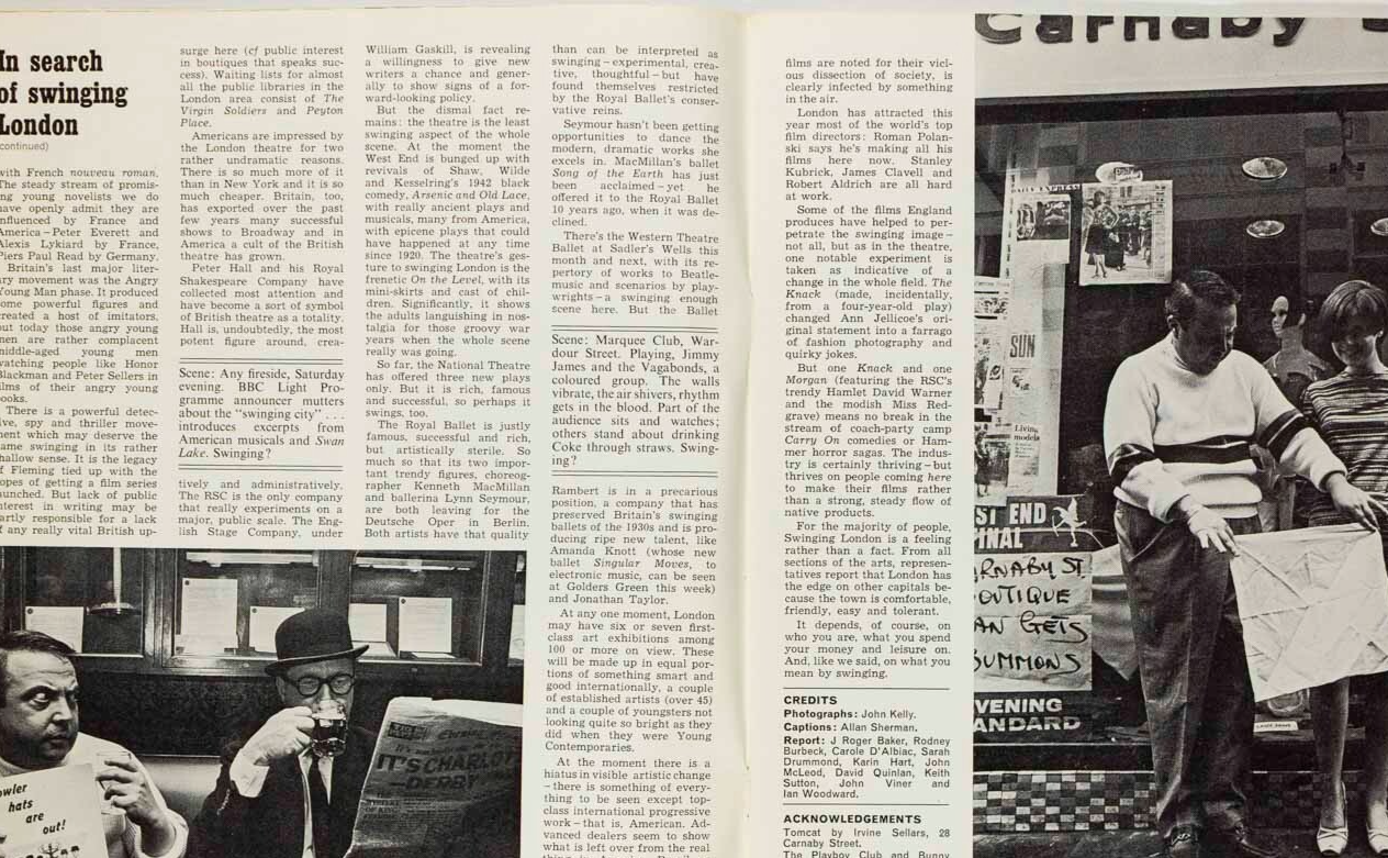 Swinging LONDON LIFE magazine June 1966 Carnaby DAVID BROWN ASTON Lorne Greene
