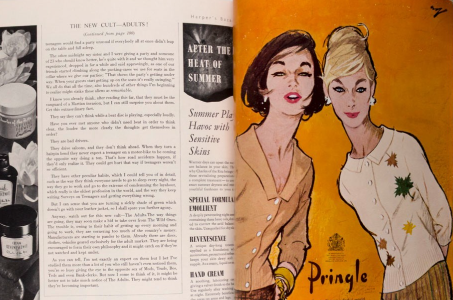 Maggi Eckardt JANE FONDA Gold HARPERS BAZAAR November 1960 Dior HULANICKI Avedon