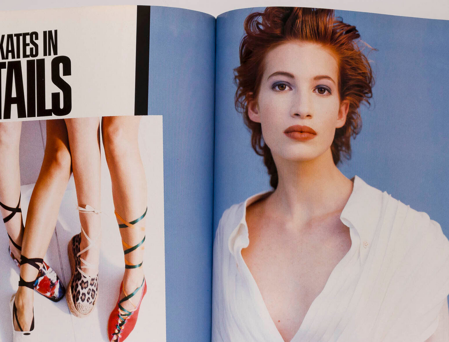 Therese Bachy HANS FEURER Karen Alexander HARPER'S BAZAAR GERMANY February 1989