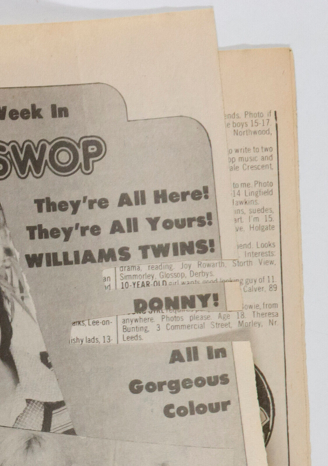 MARC BOLAN David Bowie SLADE Don Powell MARTY KRISTIAN Wings POPSWOP magazine UK