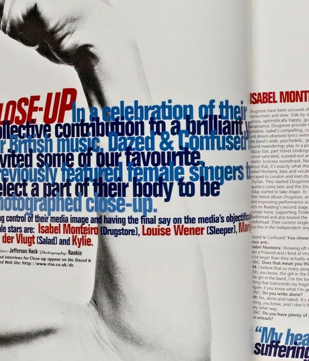 Bjork KYLIE Rei Kawakubo DAZED & CONFUSED December 1995 UNKLE Donna Trope # 16