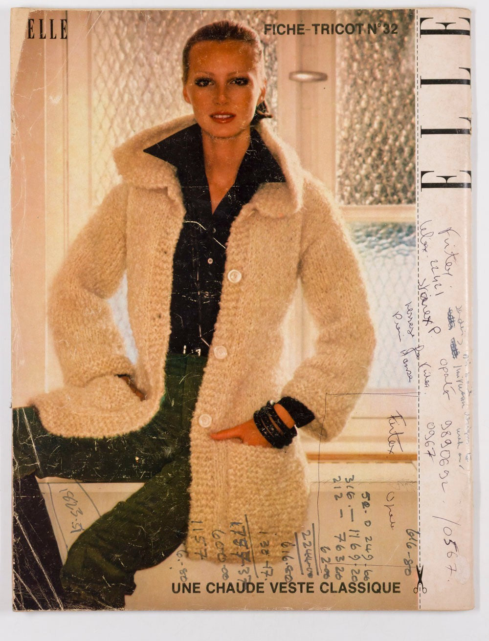 Arja Toyryla KNITWEAR Elle magazine 22 December 1975 50th birthday XMAS gift VTG