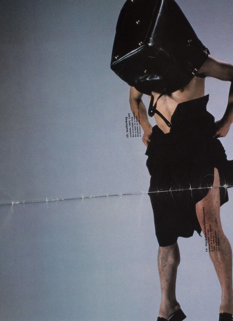 Comme Des Garcons LOOKBOOK 1st mens collection CATALOG Jean Michel Basquiat coat