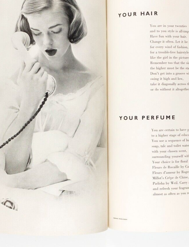 NORMAN PARKINSON Don Honeyman VOGUE BEAUTY BOOK magazine HAIR NAILS MAKE-UP vtg