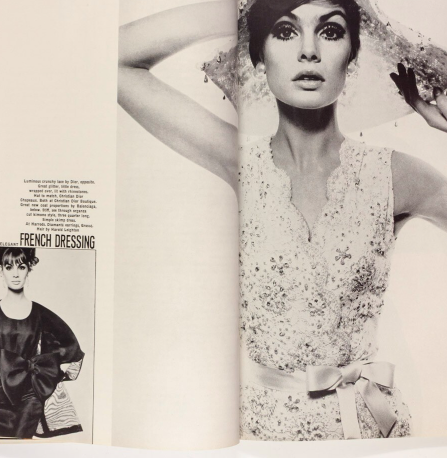 Jean Shrimpton HELMUT NEWTON Veruschka VOGUE magazine May 1965 Winston Churchill