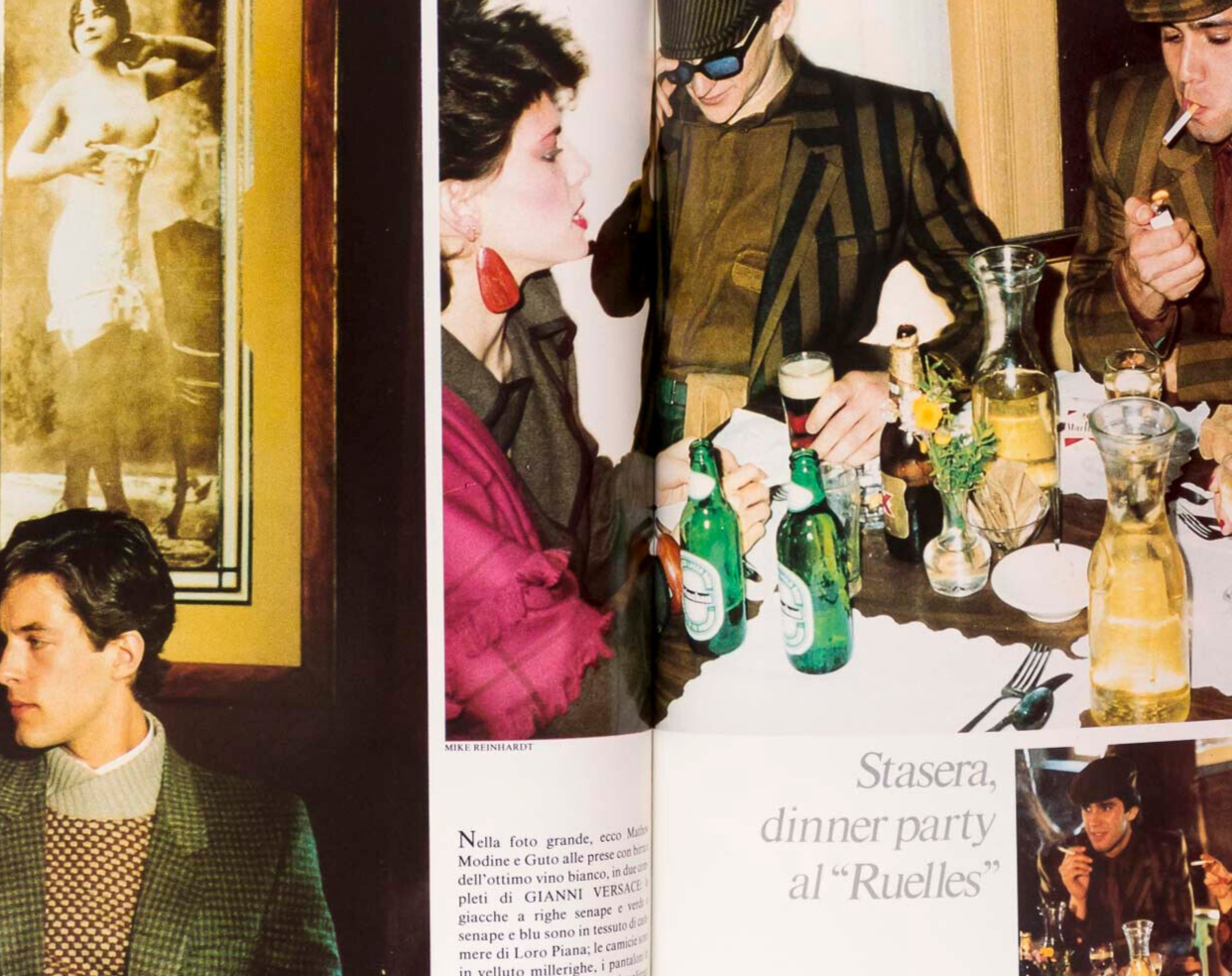 ERIC BOMAN male models 80s menswear VTG Piaget MEN'S HARPER'S BAZAAR ITALIA UOMO