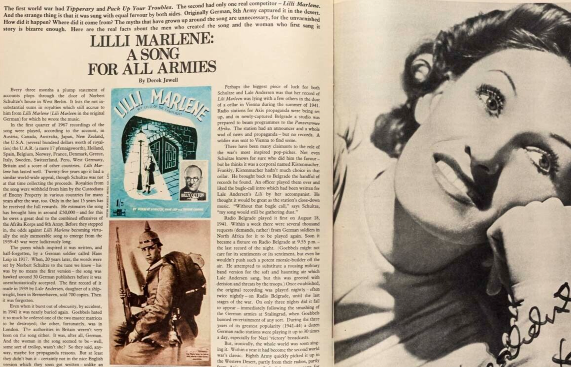 DON McCULLIN Cat Stevens LILI MARLENE Vincent Price EGYPT Sunday Times magazine