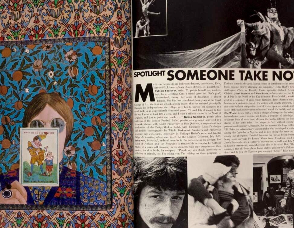 HELMUT BERGER Penelope Tree MORECOMBE & WISE Antonio Lopez INGRID BOULTING Vogue