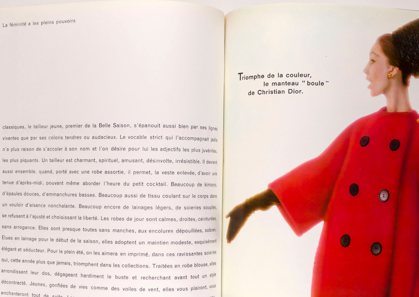 Christian Dior RENE GRUAU Nico HERMES L'OFFICIEL March 1960 Spring Collections