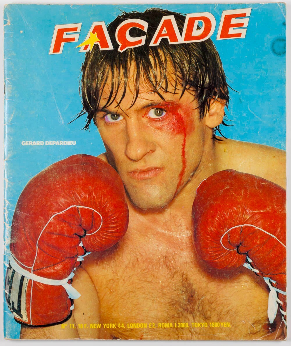 Gerard Depardieu FRANCOISE HARDY Djmela FACADE magazine # 11 1982 Julio Iglesias