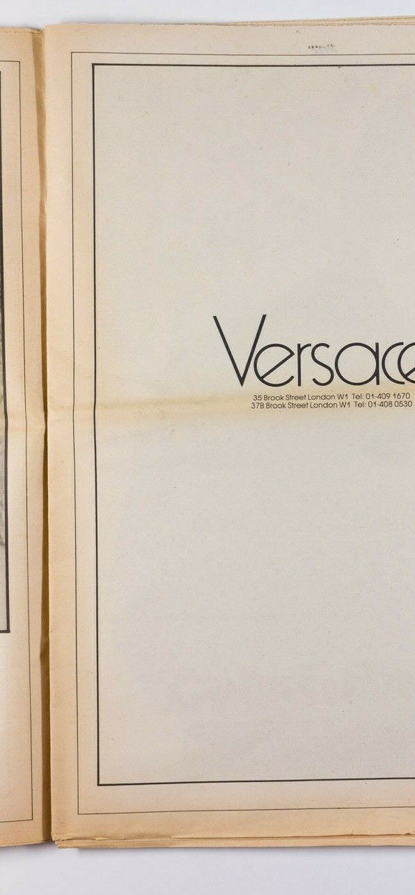 Dennis Hopper SARAH MOON The Police VERSACE Benedict Taylor 1980's Ritz magazine