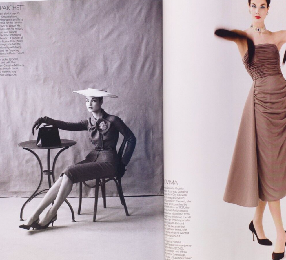 Natalia Vodianova LIYA KEBEDE Kate Moss VOGUE May 2009 Gisele EVANGELISTA Beaton