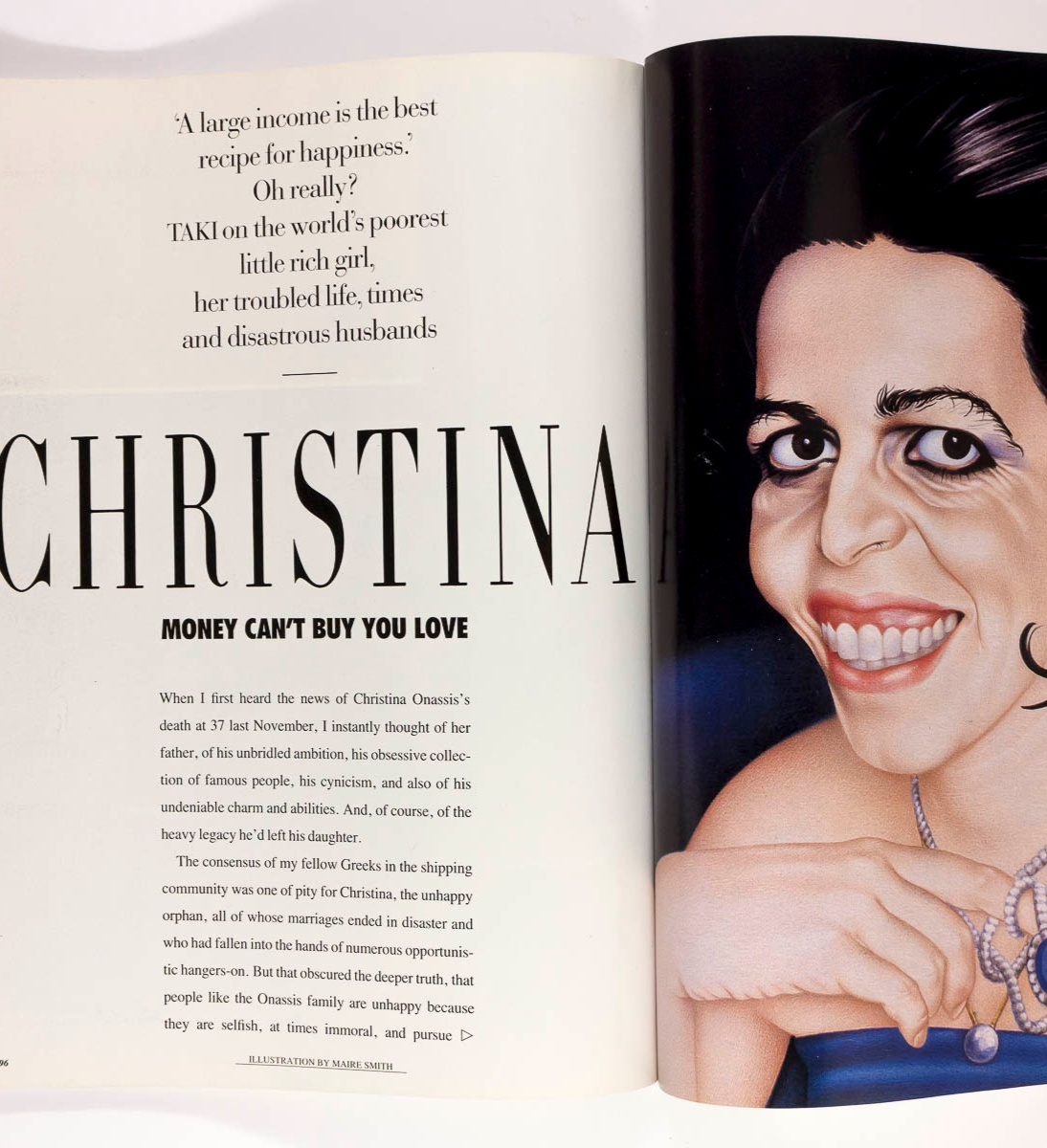 Vivienne Westwood MARGARET THATCHER punk BOY GEORGE  Tatler magazine April 1989