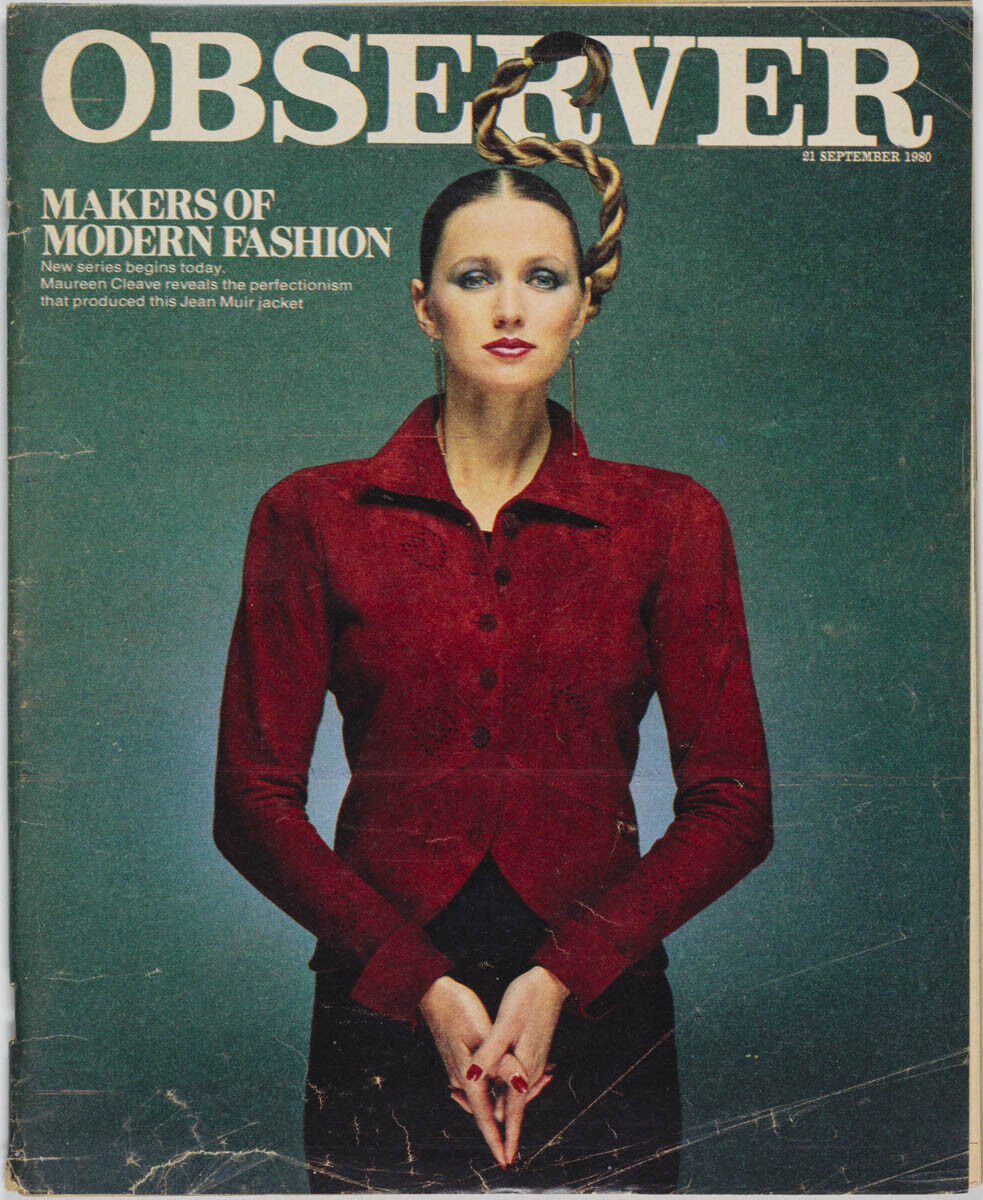 JEAN MUIR Clive Arrowsmith JAMES VAN DER ZEE  Jean Metcalfe Observer Magazine