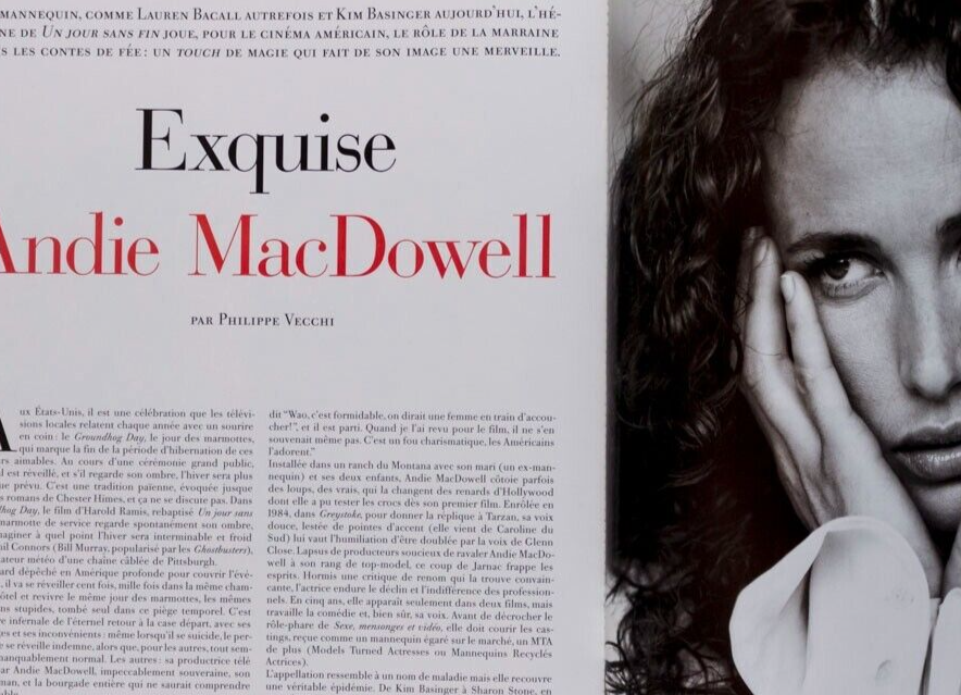 Andie MacDowell LOUISE BOURGEOIS Bridget Hall NAOMI CAMPBELL Japan PARIS VOGUE