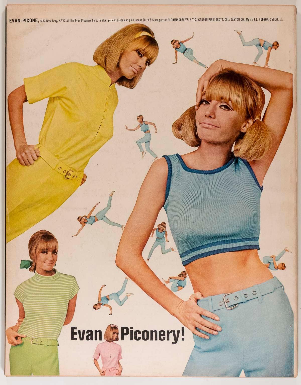 Jean Shrimpton DONYALE LUNA Richard Avedon BEATLES Harper's Bazaar US April 1965