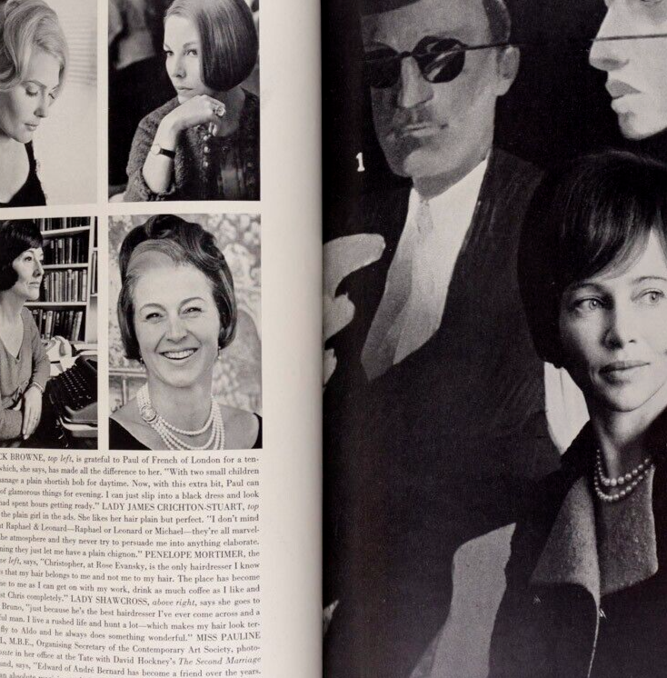 Jean Shrimpton MICK JAGGER Begum Aga Khan VOGUE JANUARY 1965 60th birthday gift