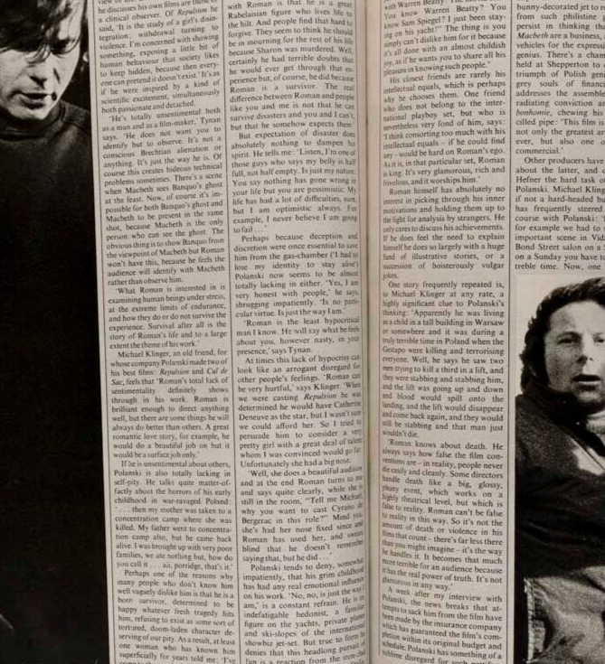 AMANDA LEAR Duffy ROMAN POLANSKI Terence Donovan MARY QUANT Chanel NOVA magazine