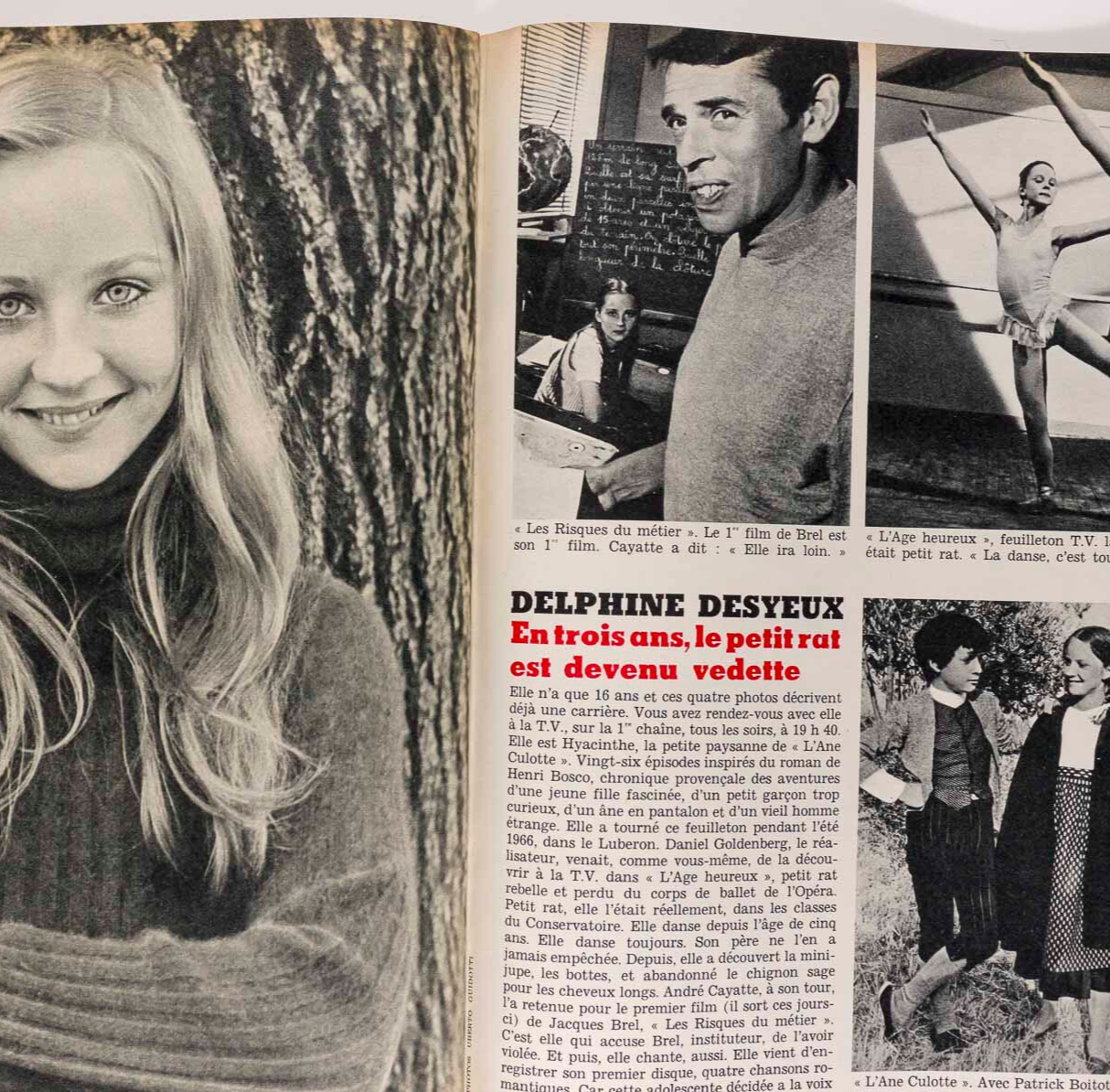 Brigitte Bardot BY David Bailey FRENCH ELLE MAGAZINE December 7 1967 Noel FRANCE