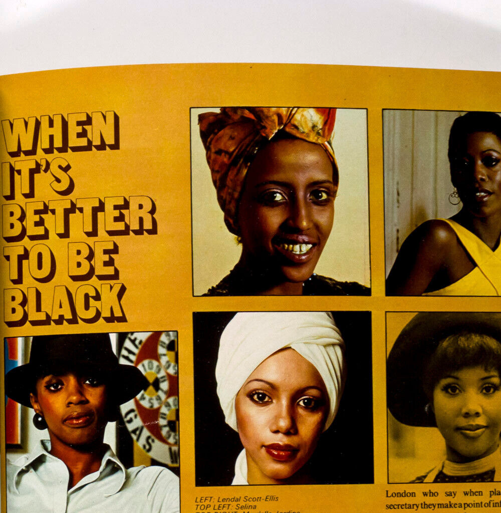 Naomi Sims PAUL NEWMAN White Slave Trade THE GREAT GATSBY Cosmopolitan magazine