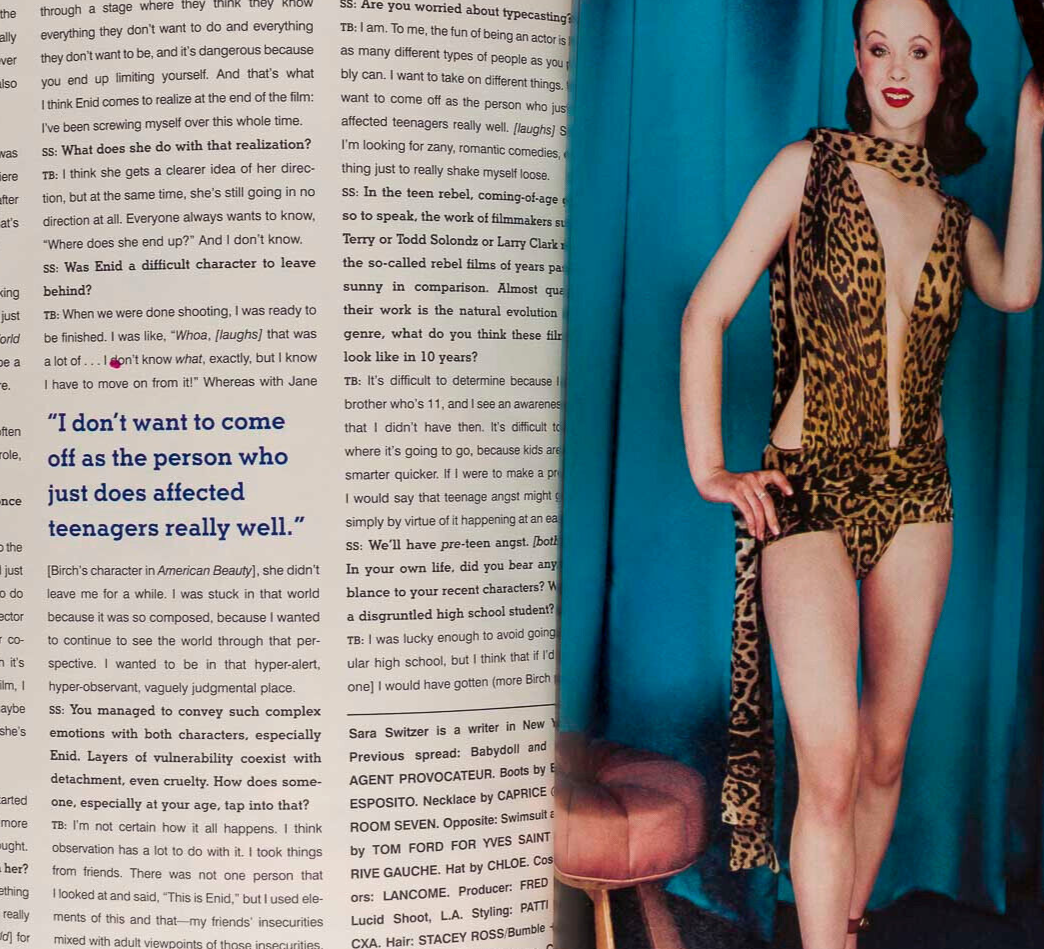 THORA BIRCH Jared Leto THE STROKES Interview magazine March 2002 Halle Berry VTG