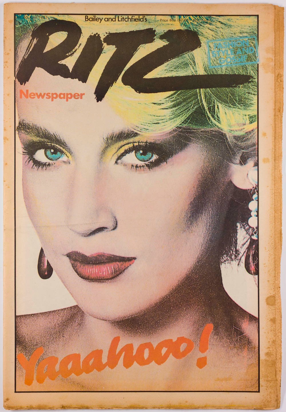 JERRY HALL Michael Clark KARL LAGERFELD Ritz magazine April 1981 62 Gene Wilder