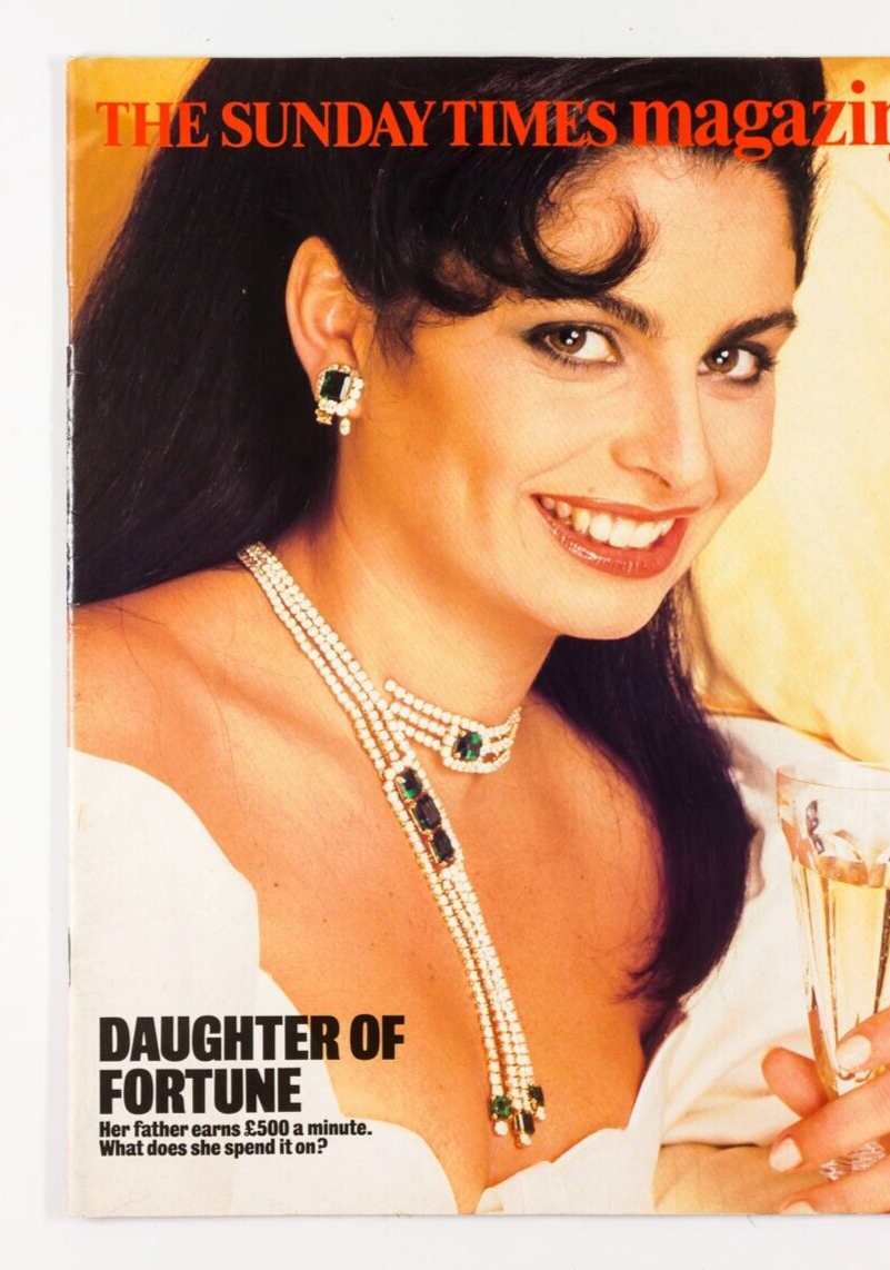 NABILA KHASHOGGI Norman Parkinson FRANCIS BACON Merseyside SUNDAY TIMES magazine