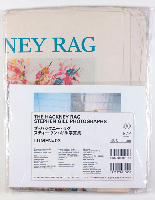 HACKNEY RAG Stephen Gill LIMITED EDITION Book SIGNED SEALED ART PRINT Lumen # 03