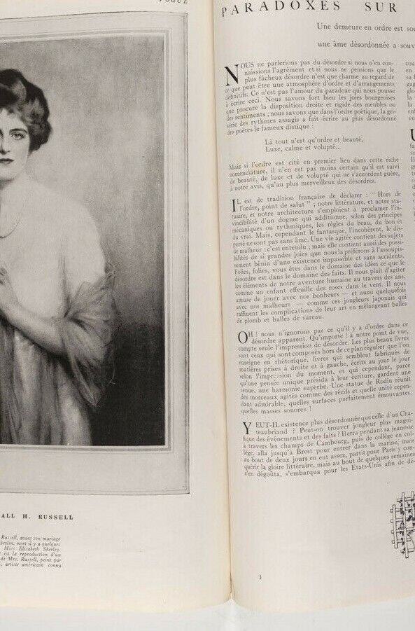 Paul Brissaud AE MARTY J.Patou POIRET Palm Beach PARK AVENUE Paris Vogue Ap 1922