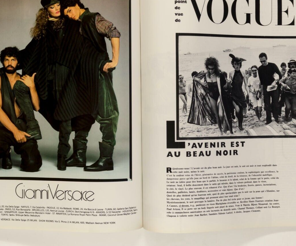 ANDREA MALKIEWICZ Cannes HELMUT NEWTON Horst CYRIELLE CLAIRE Kenzo PARIS VOGUE