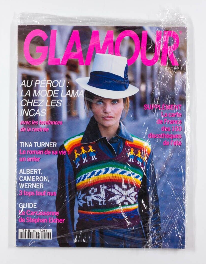 HELENA CHRISTENSEN Peru TINA TURNER Glamour magazine 1993 August WERNER SCHREYER