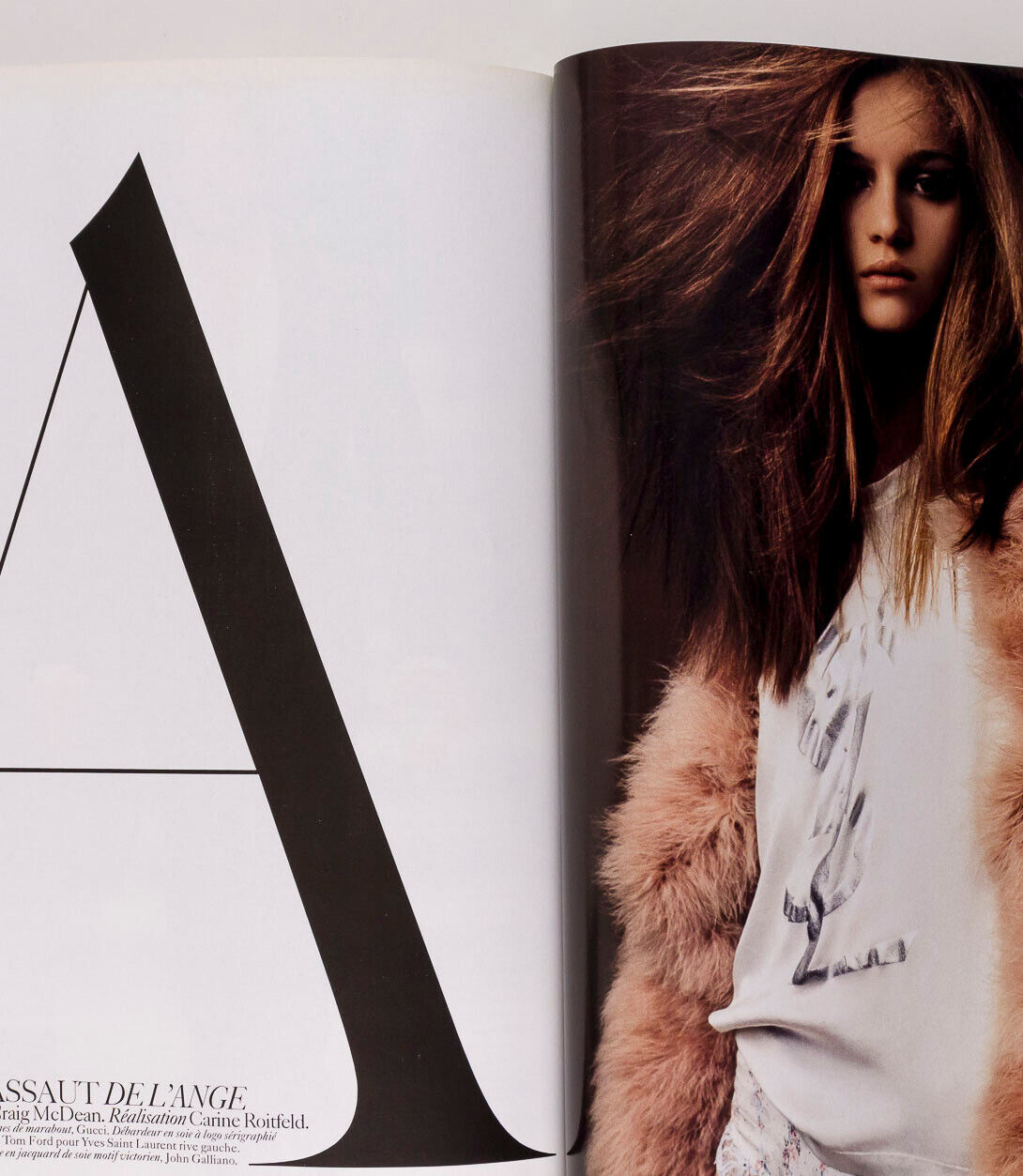 Kate Moss GISELE Alexander McQueen PARIS VOGUE March 2004 Daria Werbowy TESTINO