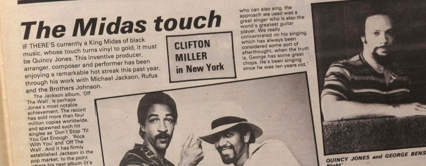 TOOTS & THE MAYTALS Randy Crawford ASWAD Quincy Jones UB40 Black Echoes magazine
