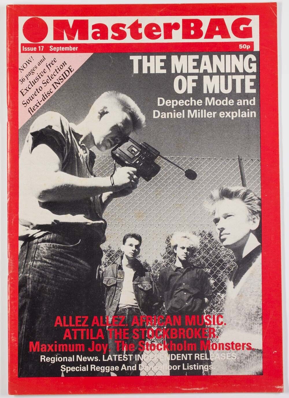 Depeche Mode FELA KUTI Annette Peacock ALLEZ Maximum Joy MASTERBAG magazine # 17
