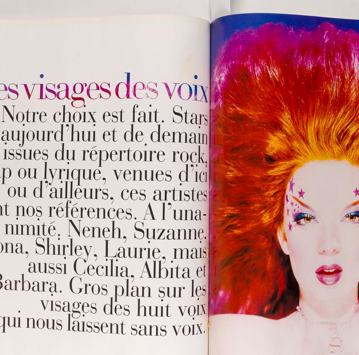 Bjork PATTI SMITH Diana Ross PARIS VOGUE 1996 Iggy REM Jerry TINA TURNER Placebo