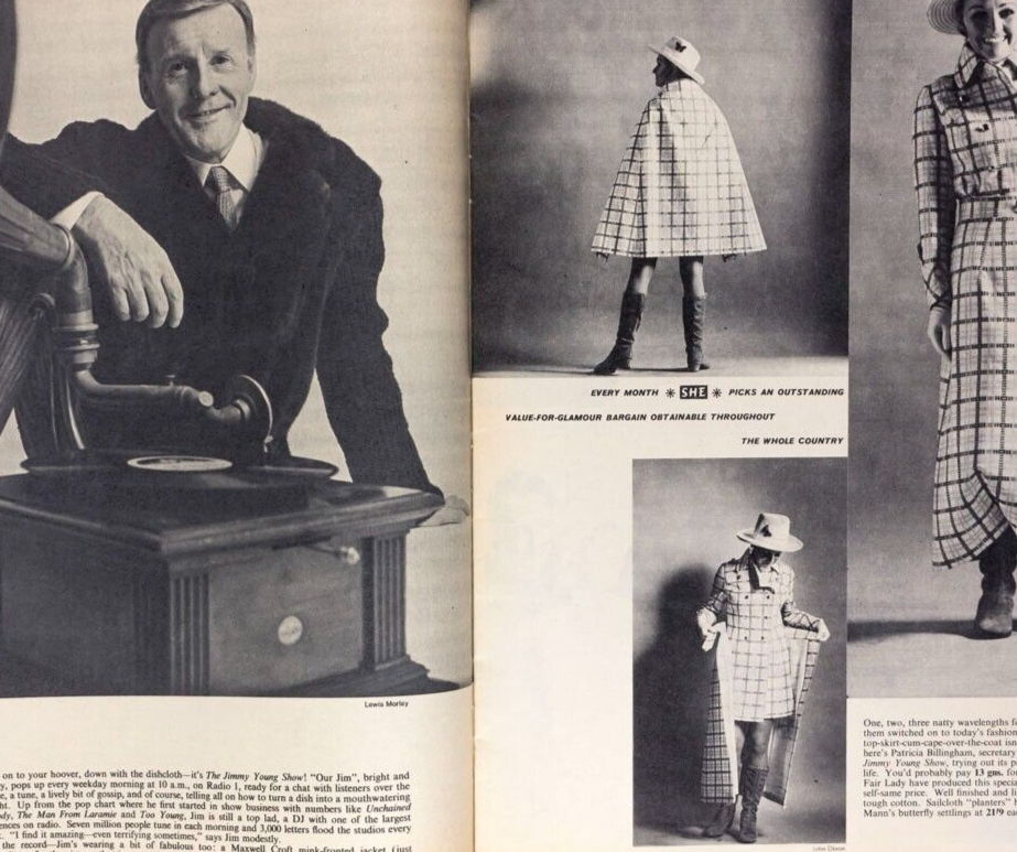 JOHN MAYALL Sandra Paul BARBARA WINDSOR Lee Remick PVC Lewis Morley SHE magazine