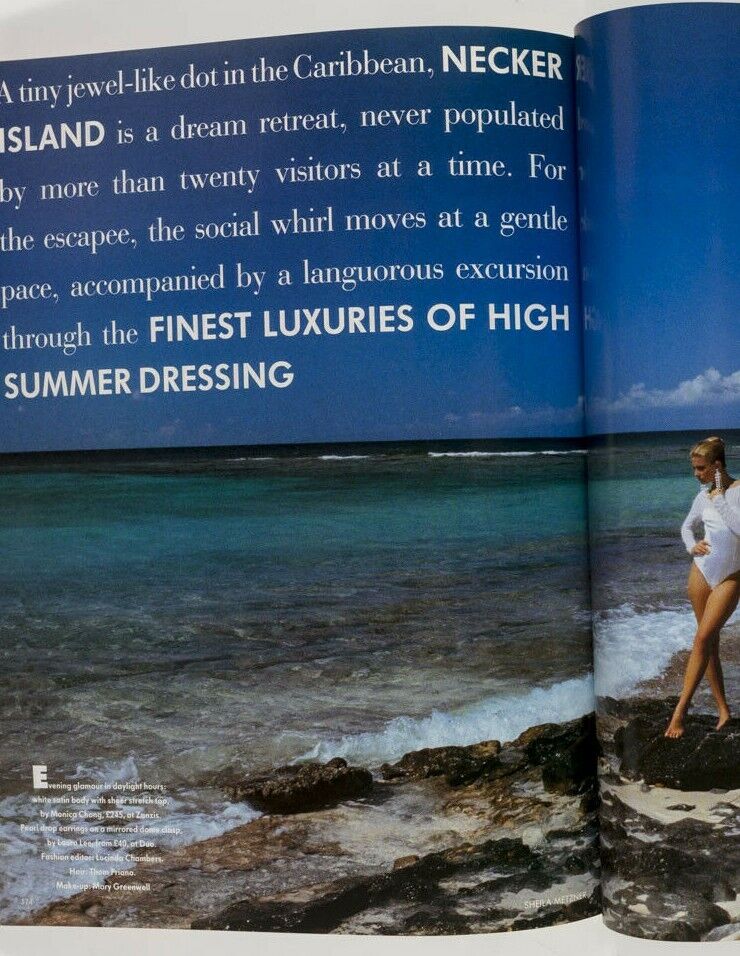 Karen Mulder SHANA ZADRICK Christy Turlington ELAINE IRWIN Galliano CdG Vogue UK