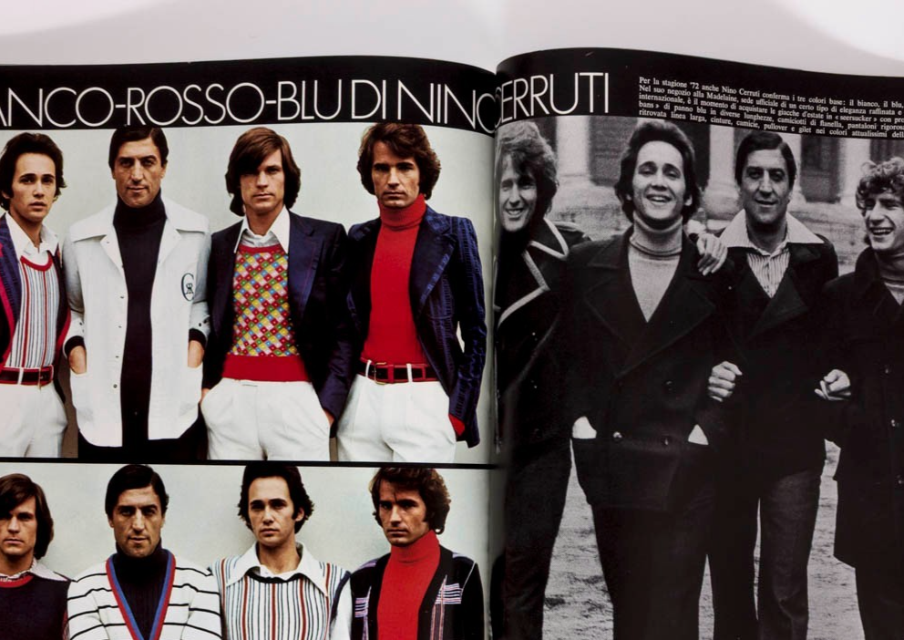 Terence Stamp ANDY WARHOL Tom Baker L'UOMO VOGUE May 1972 Alan Bates KEN RUSSELL