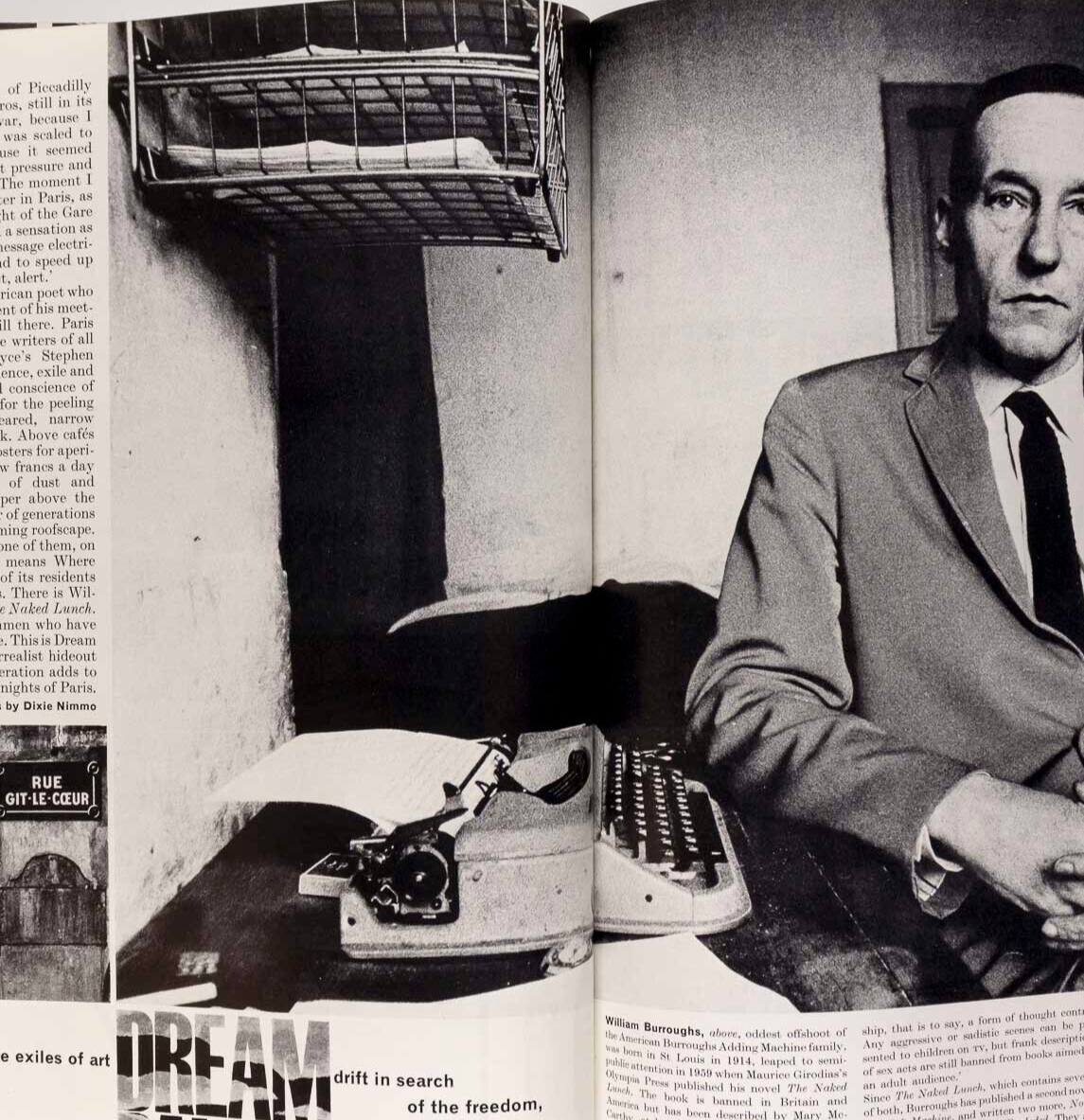 Don McCullin WILLIAM BURROUGHS Terence Donovan DUFFY Sean Connery TOWN magazine